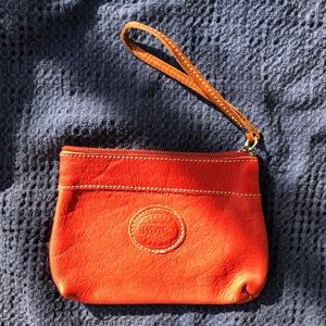 Roots Leather Clutch/Wrislet